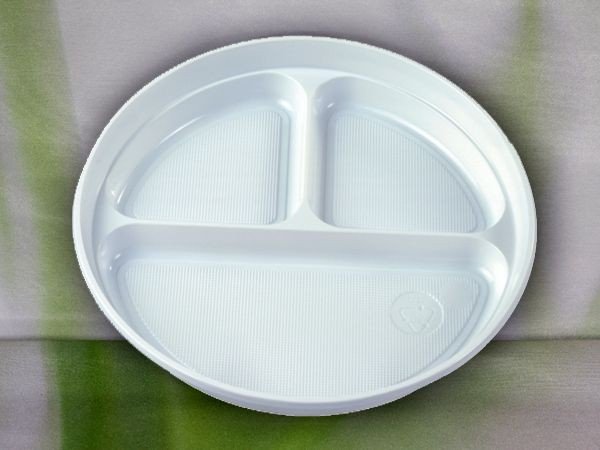 Plastikteller 3-vaks