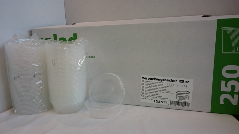 Sauciersschalen+D. 125cc rund