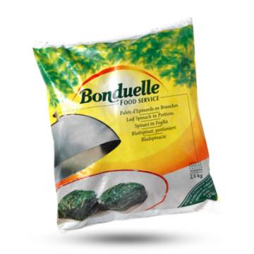 Blattspinat portioniert