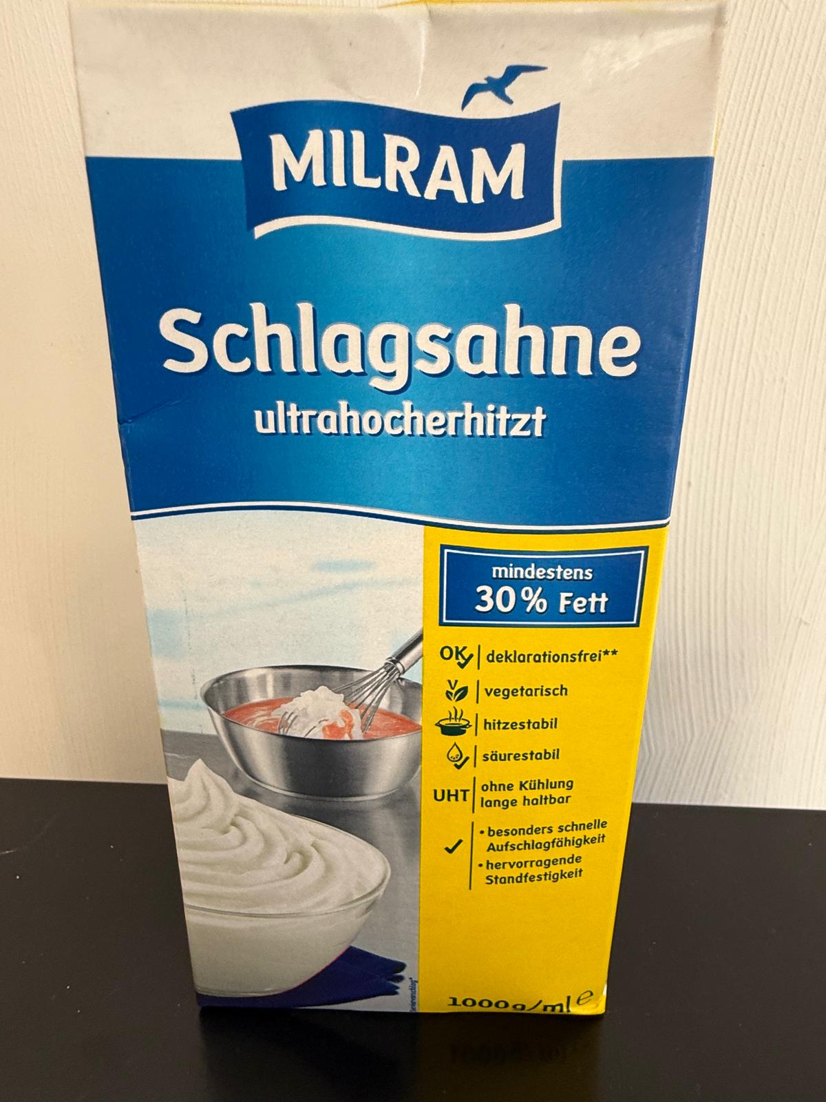 Milram Sahne 30% 1lt